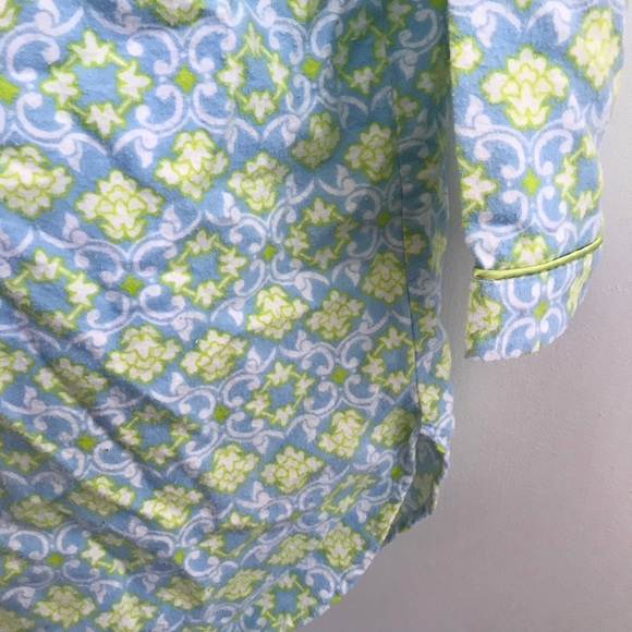 Pajama Button Down Night Shirt - Picture 5 of 8